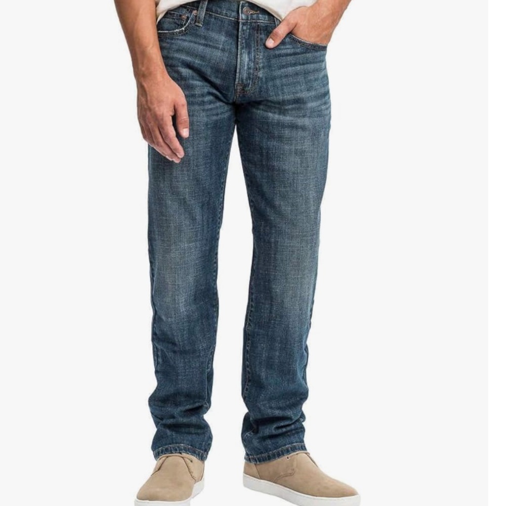 Lucky Brand 221 Original Straight Distressed Denim Men’s Jeans 32x34 32 34 - Picture 10 of 10